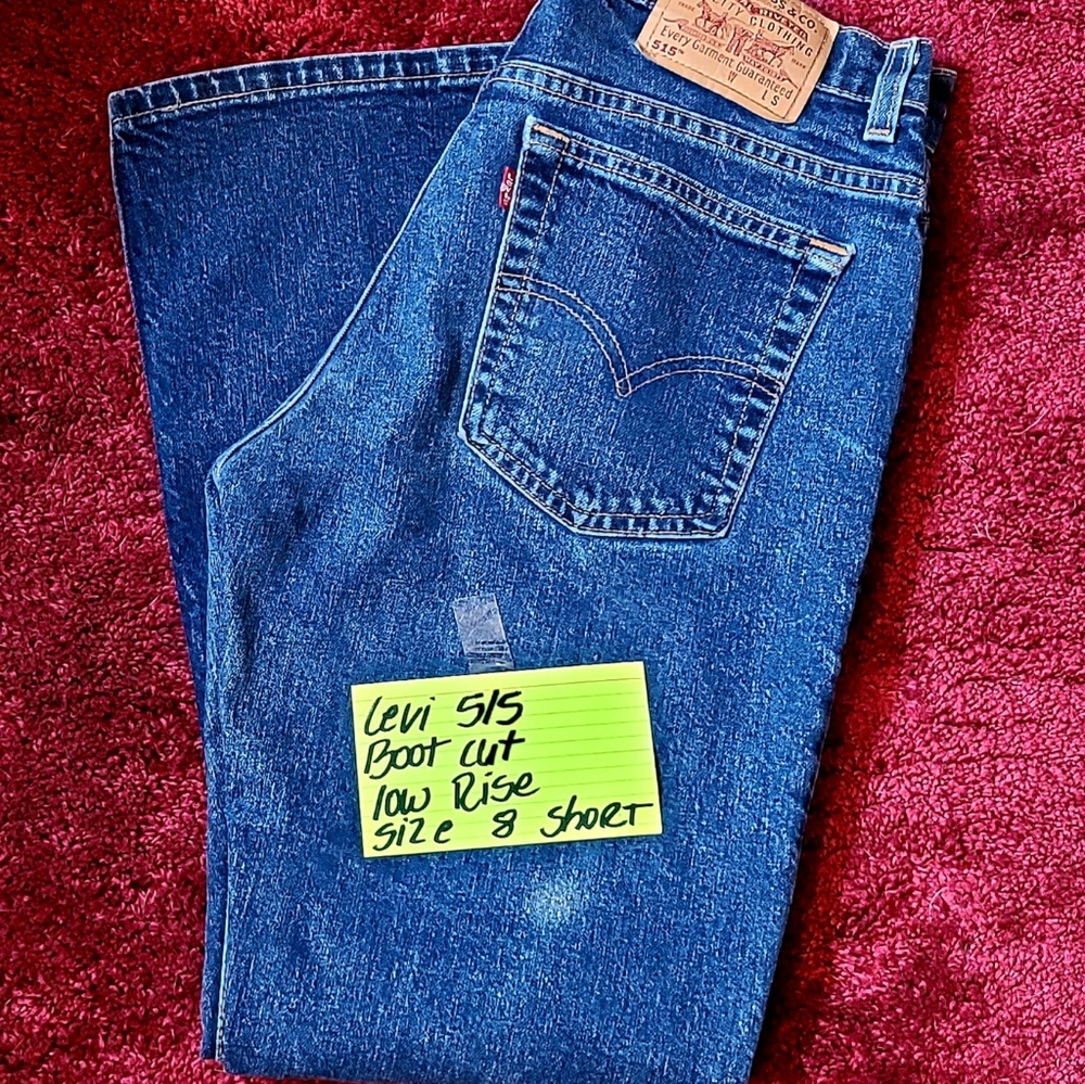 Levi 515 Low Rise Bootcut Jeans